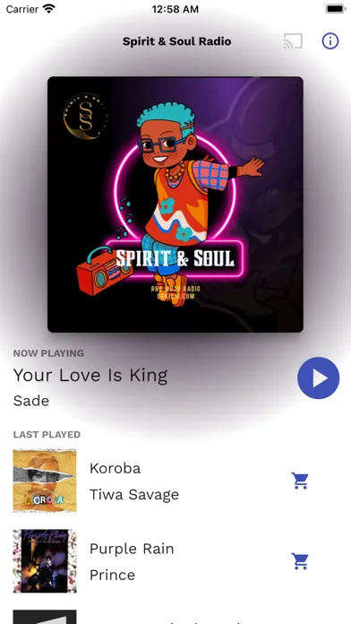 Capturas de tela do Spirit and Soul Radio