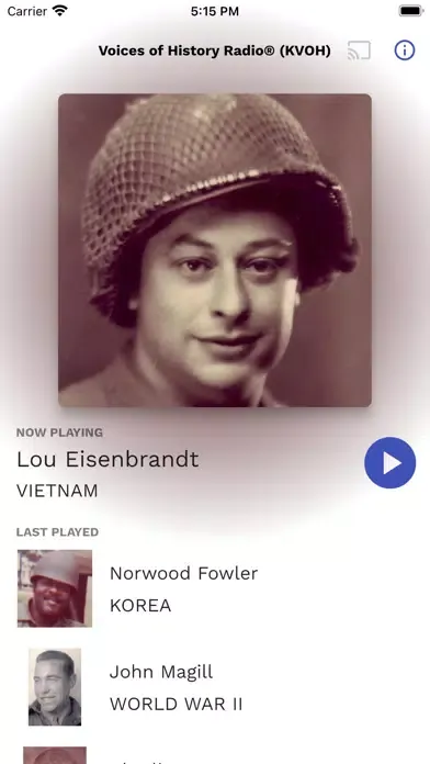 Voices of History Radio স্ক্রিনশট
