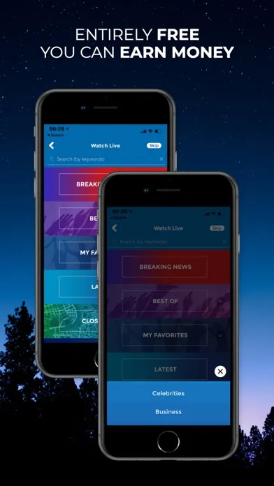 Capturas de pantalla de LiveTube: Live News & Cash