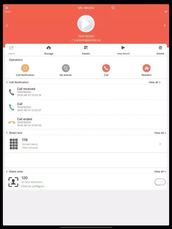 Live Alarm Center iPad 應用截圖