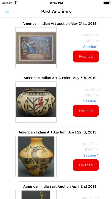 RG Munn Auctions Ekran Görüntüleri