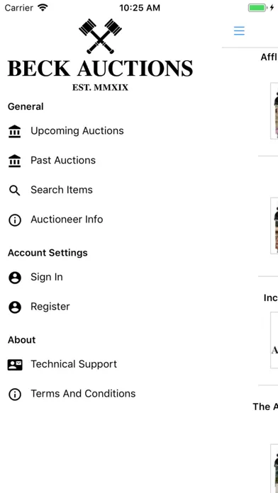 Скриншоты Beck Auctions