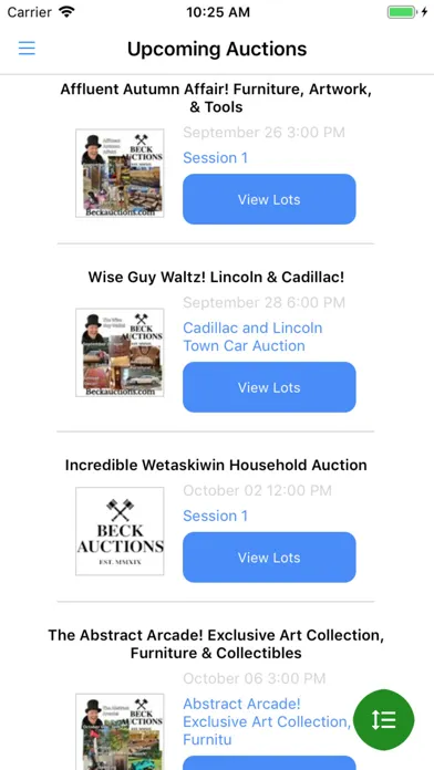 Скриншоты Beck Auctions