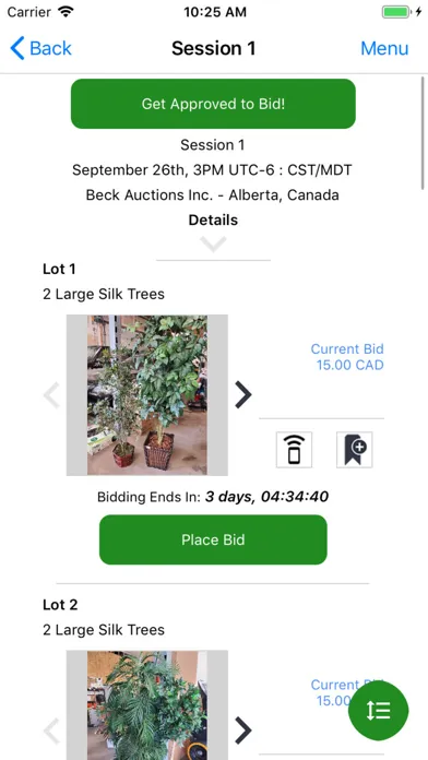 Скриншоты Beck Auctions