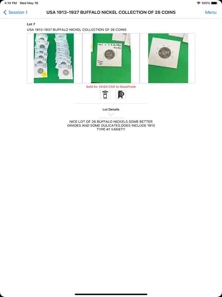 تصاویر Coin Stamp Classifieds iPad 