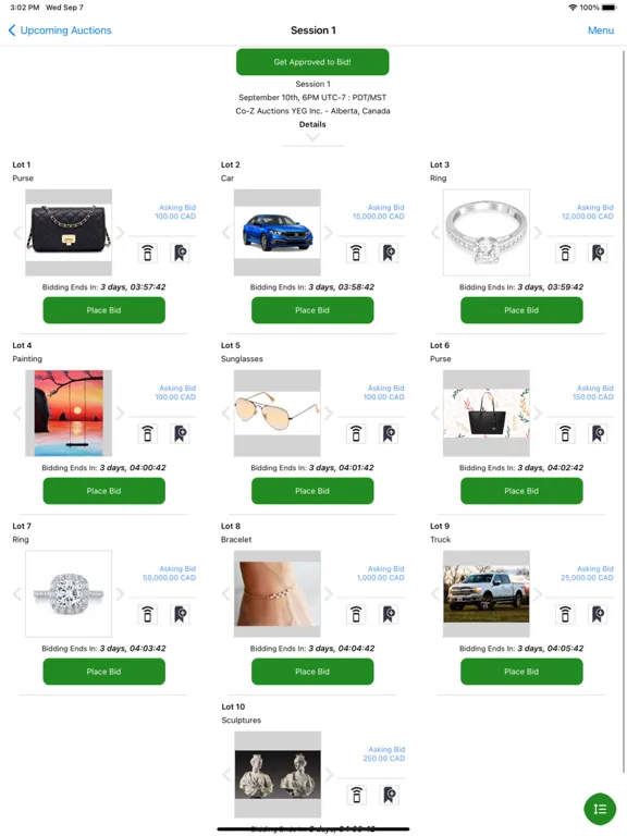 صور CoZ Auctions YEG iPad 