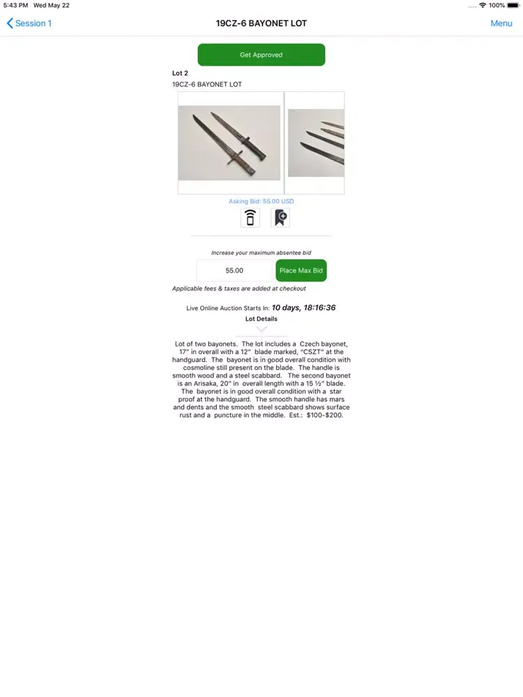 صور Little John's Auction Service iPad 