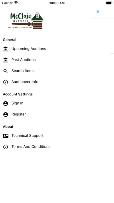 Ảnh chụp màn hình của McClain Auctions Hawaii
