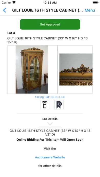 Ảnh chụp màn hình của McClain Auctions Hawaii