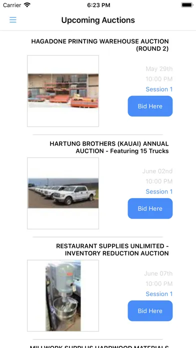 ภาพหน้าจอของ Oahu Auctions