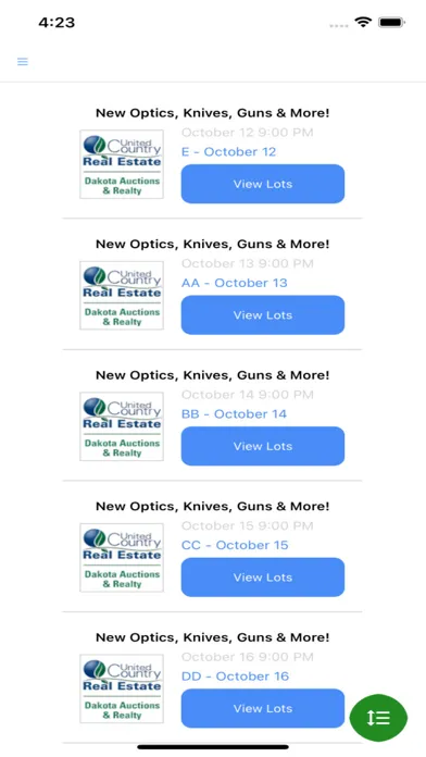 Zrzuty ekranu Online Hunting Auctions