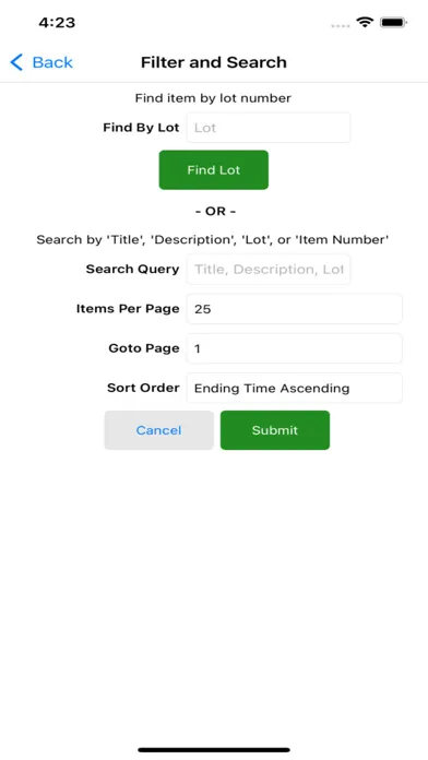 Zrzuty ekranu Online Hunting Auctions