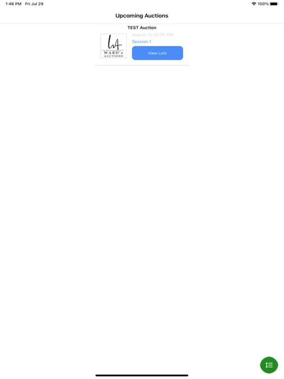 Ward's Auctions iPad  স্ক্রিনশট