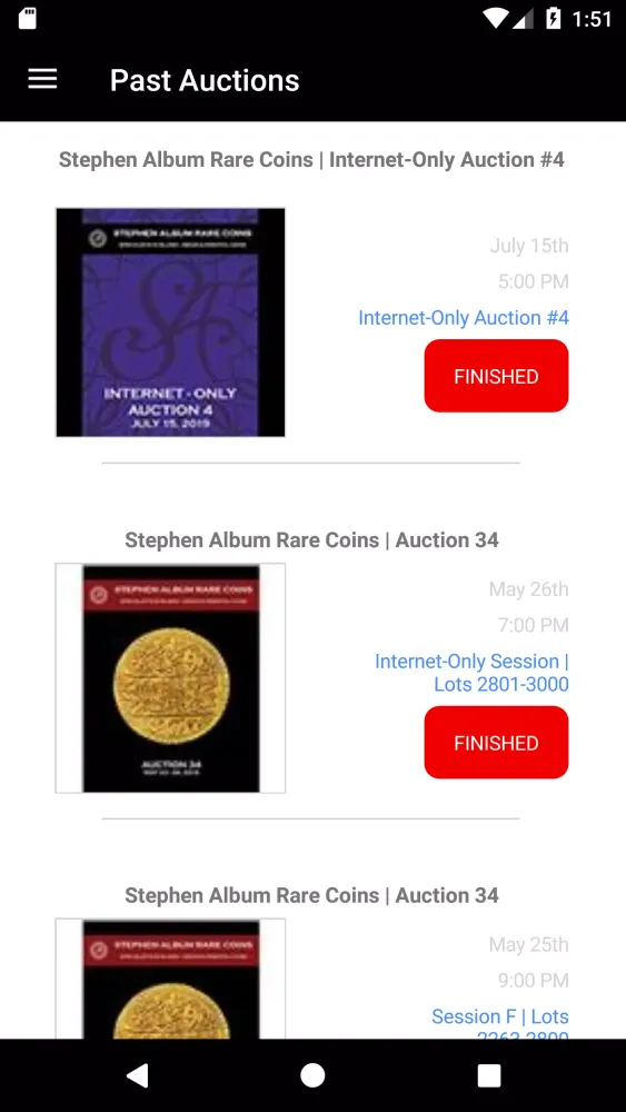 Stephen Album Rare Coins 스크린샷