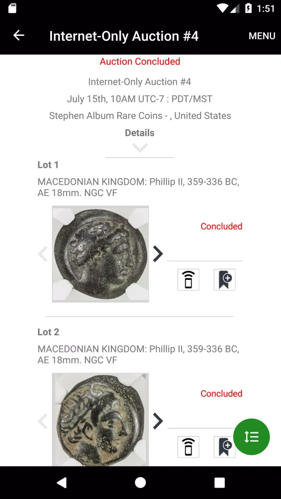 Stephen Album Rare Coins 스크린샷