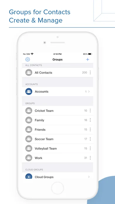Capturas de pantalla de Contacts Groups - Email & text