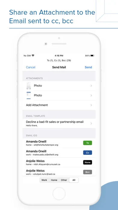 Capturas de pantalla de Contacts Groups - Email & text