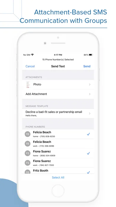 Capturas de pantalla de Contacts Groups - Email & text