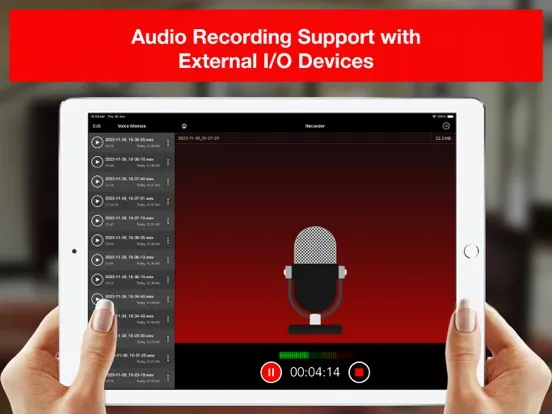 Voice Recorder - Audio Record iPad  Screenshots