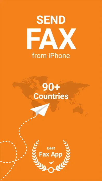 FAX App : send fax from iPhone Screenshots