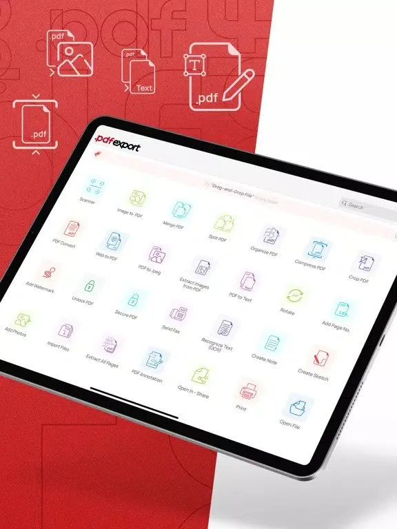 Captures d'écran de PDF Export Pro - PDF Editor iPad 