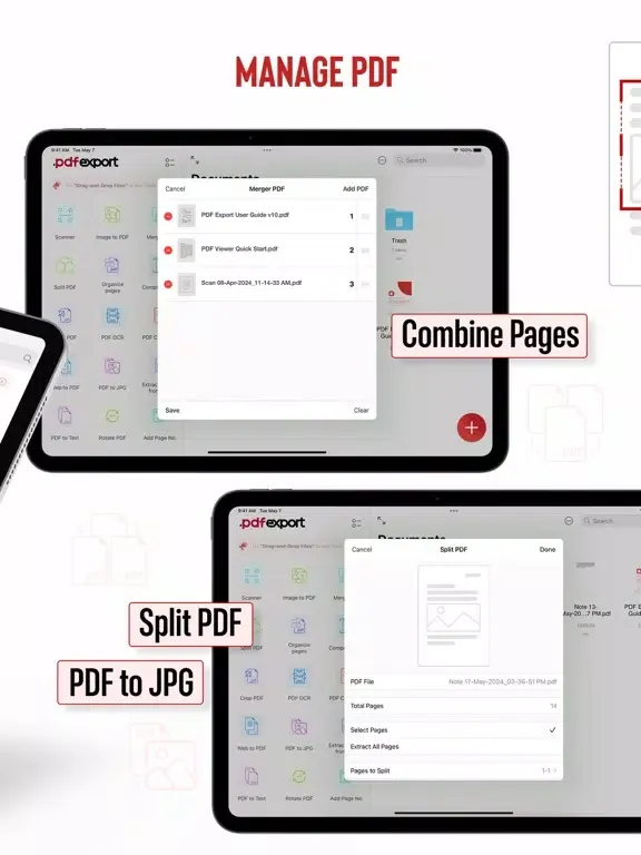 Captures d'écran de PDF Export Pro - PDF Editor iPad 