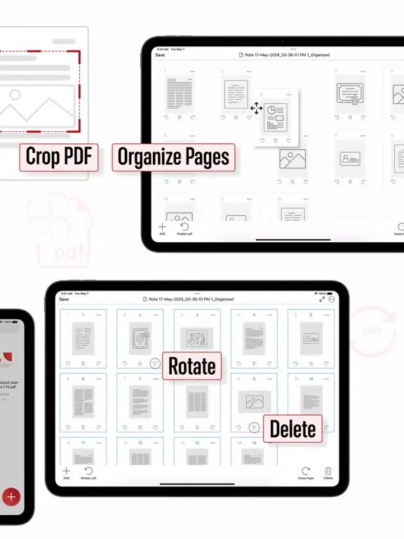 Captures d'écran de PDF Export Pro - PDF Editor iPad 
