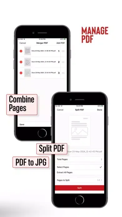 Captures d'écran de PDF Export Pro - PDF Editor