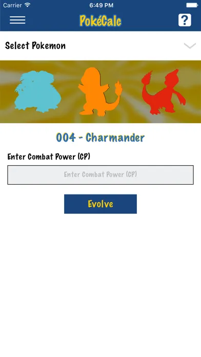 PokeCalc - CP Calculator for Pokémon Go স্ক্রিনশট