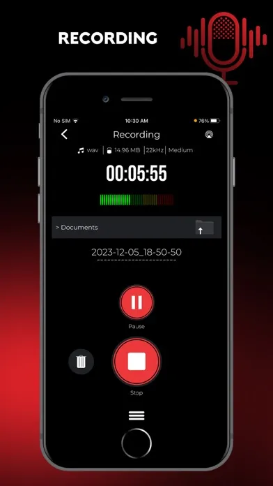 Audio Recorder Pro and Editor Ekran Görüntüleri