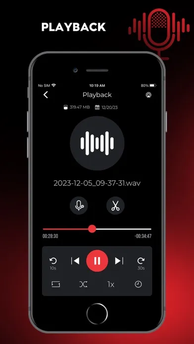 Audio Recorder Pro and Editor Ekran Görüntüleri