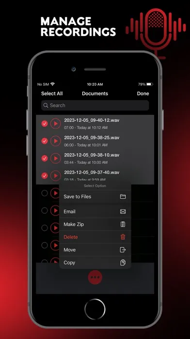 Audio Recorder Pro and Editor Ekran Görüntüleri