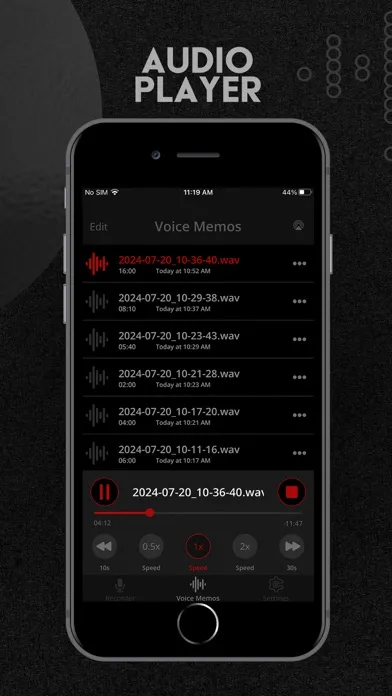Tangkapan layar Voice Recorder - Record & Edit