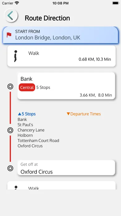 ภาพหน้าจอของ London Tube Map, Tram, DLR TFL