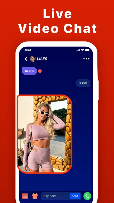 Скриншоты Super Chat-Live Video Chat App