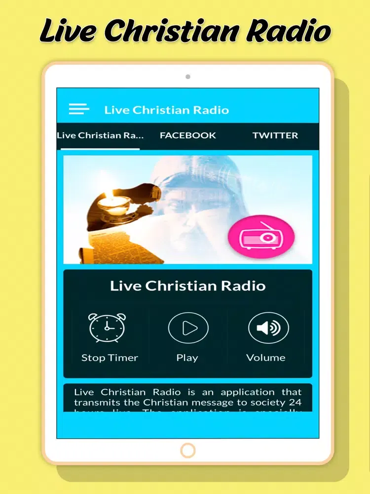 Live Christian Radio iPad 應用截圖