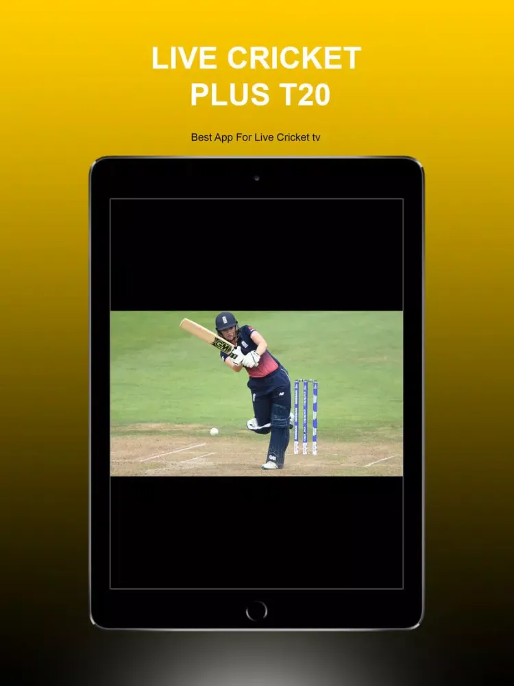 Tangkapan layar Live Cricket Plus T20 iPad 