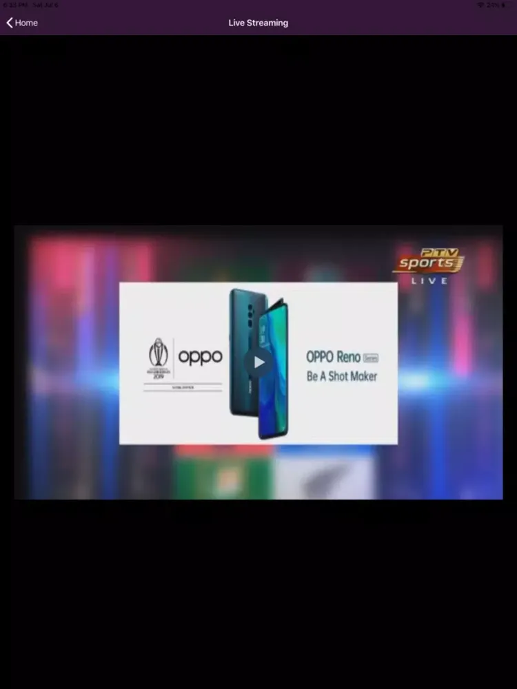 Live Cricket Matches Streaming iPad  Ekran Görüntüleri