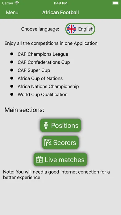 African Football live スクリーンショット