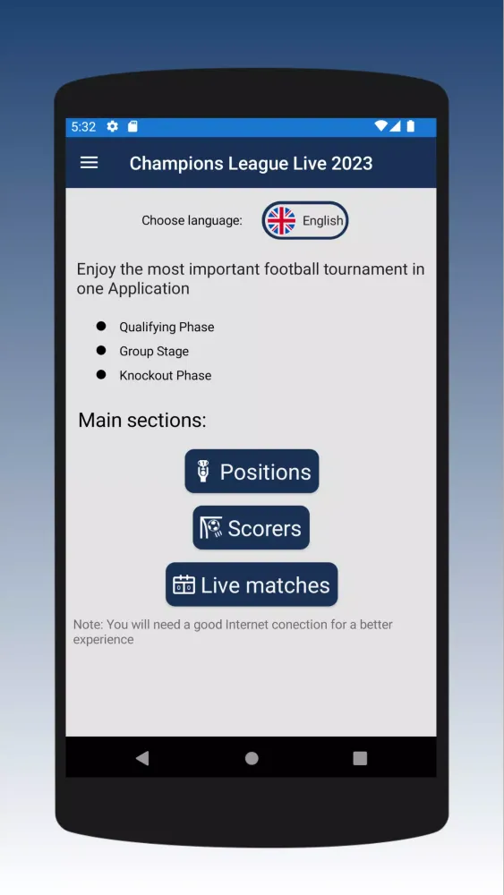 Champions League LIVE 2025 Screenshots