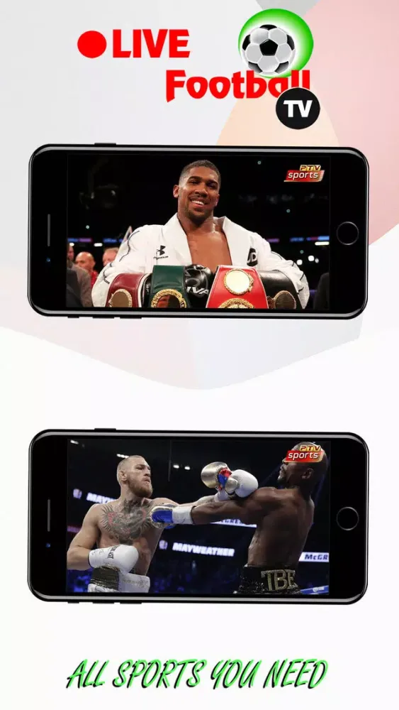 Capturas de tela do Live FootBall TV.