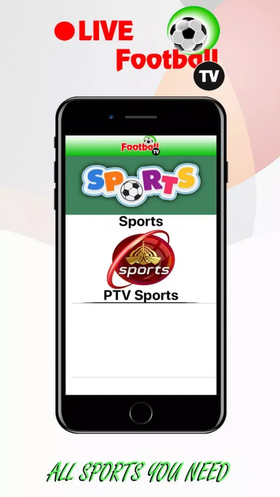 Capturas de tela do Live FootBall TV.