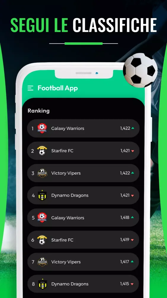 Captures d'écran de Live football: Live Soccer