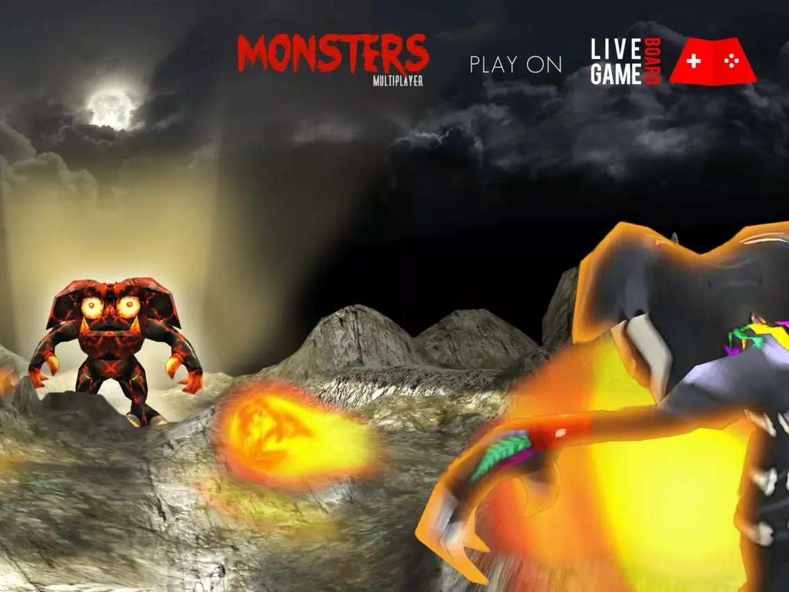 Monsters Multiplayer AR/VR iPad  스크린샷