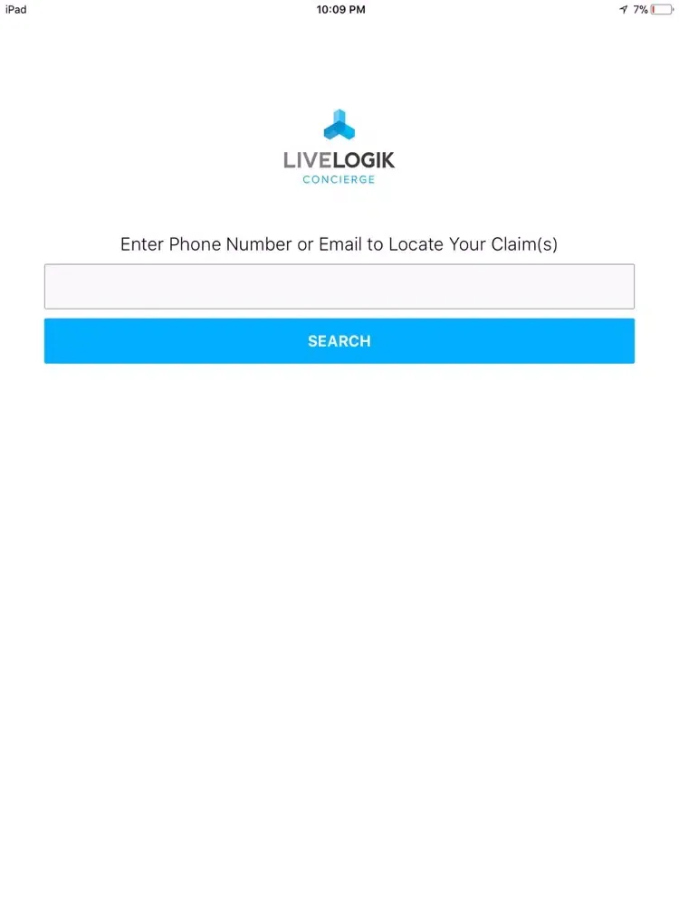 Tangkapan skrin LiveLogik Concierge iPad 
