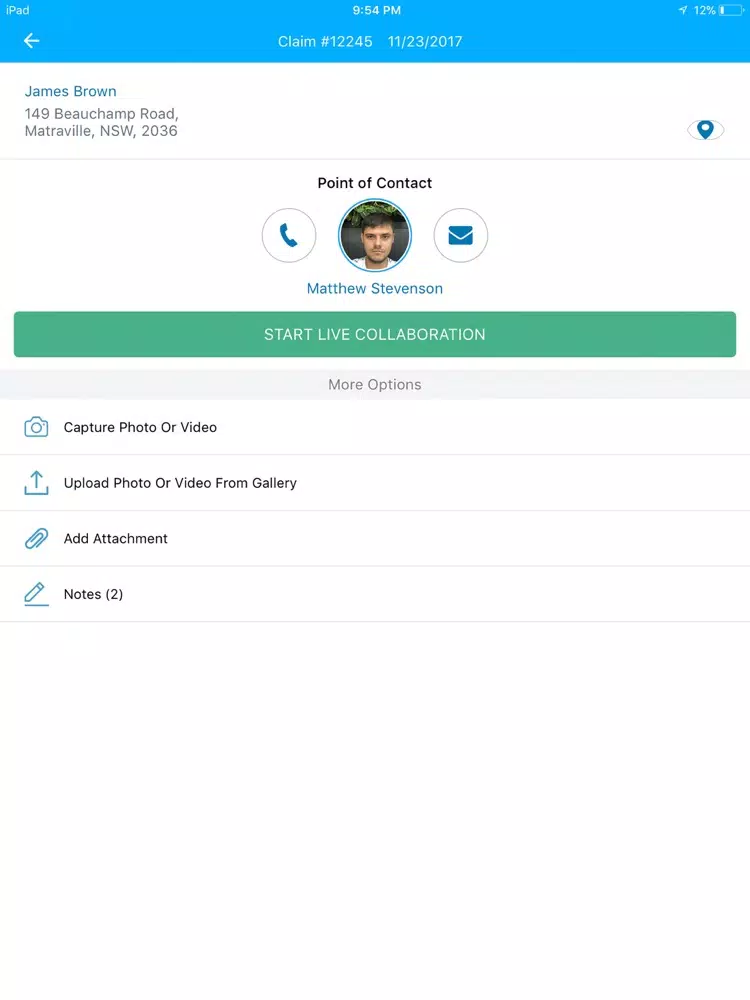LiveLogik Concierge iPad  스크린샷
