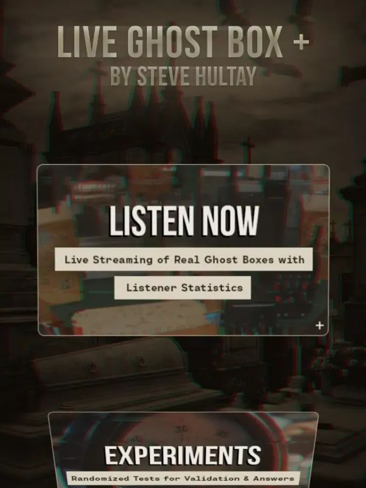 Capturas de pantalla de Live Ghost Box Plus iPad 