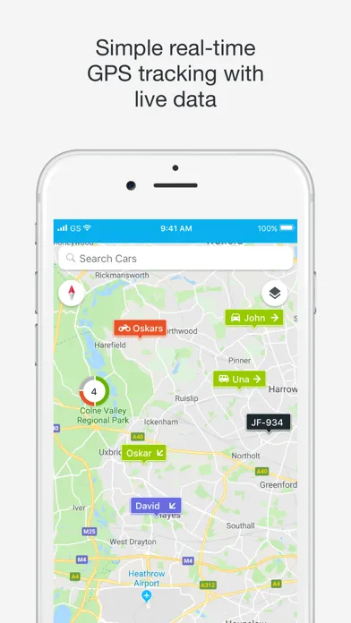 LiveGPS PRO fleet management Screenshots