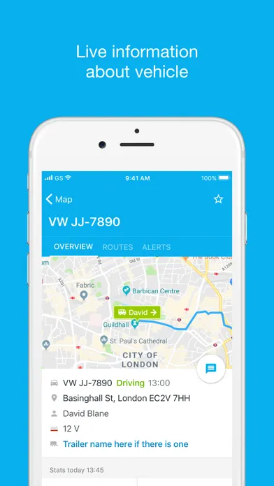 LiveGPS PRO fleet management Screenshots
