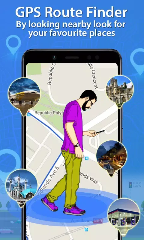 GPS Navigation & Maps Location Ekran Görüntüleri